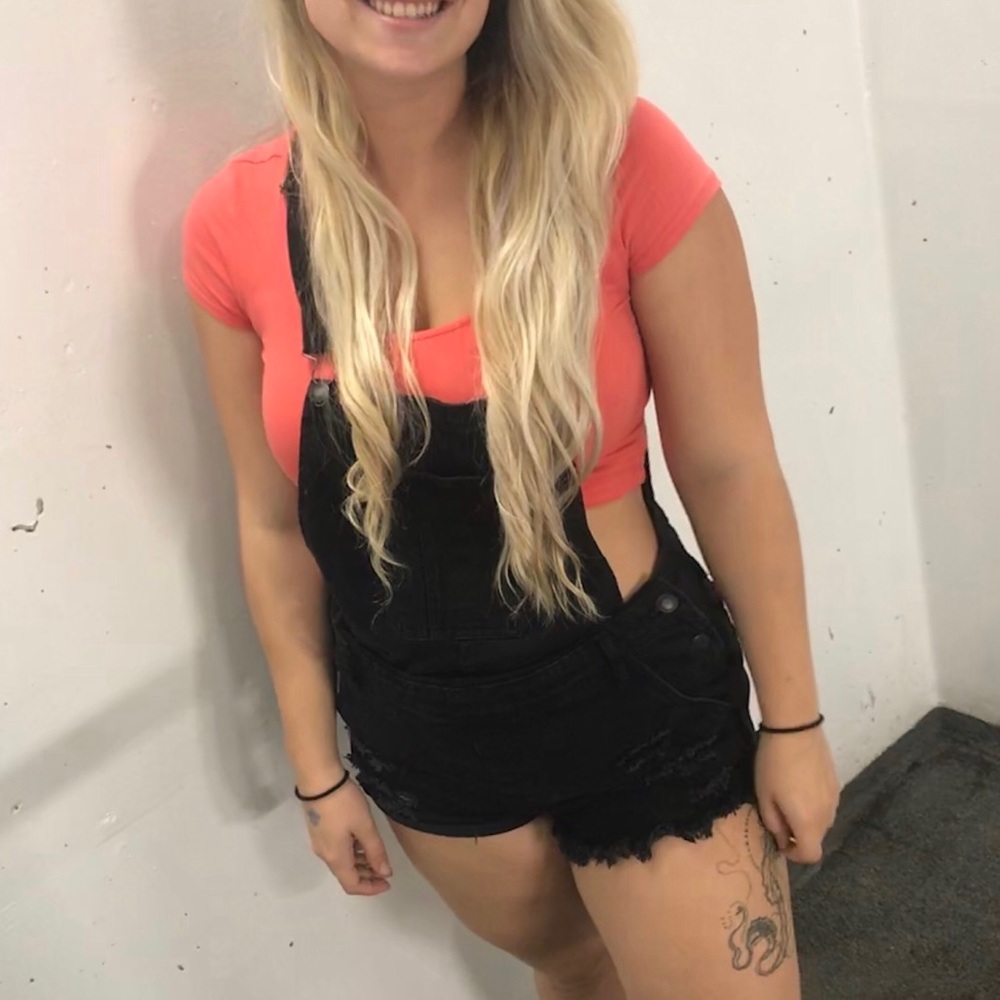 AE black overalls